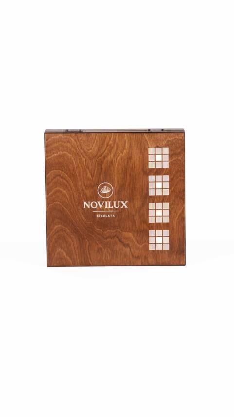 Hediyelik Ahşap Mozaik Desenli Kutu | 1.670 gr